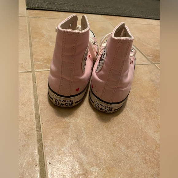 Pink Embroidered Converse - Picture 4 of 4